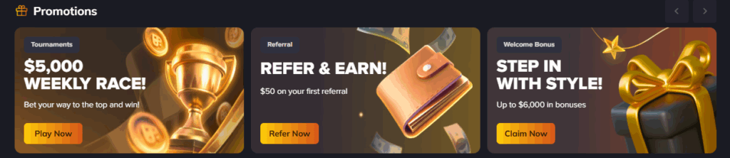 Vegastars Bonus