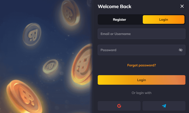Vegastars Login